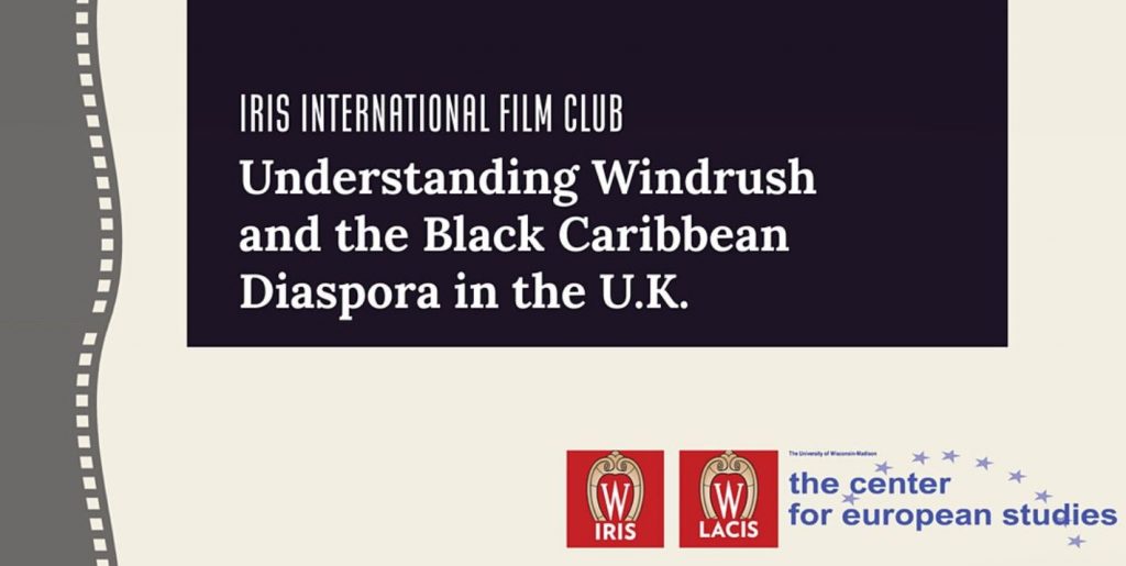 Banner of Windrush Event titled Understanding Windrush and the Black Caribbean Diaspora in the UK