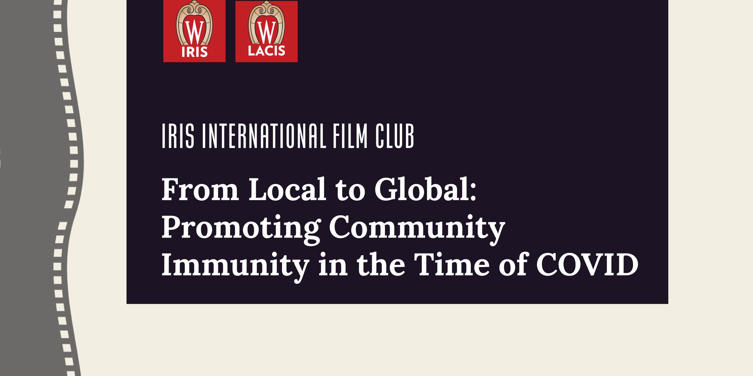 IRIS, promoting community immunity in the time of COVID