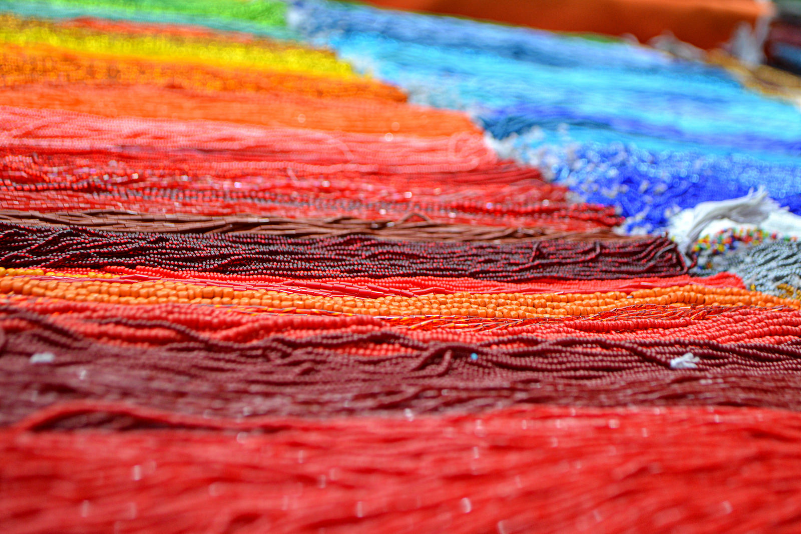 Multicolored beads
