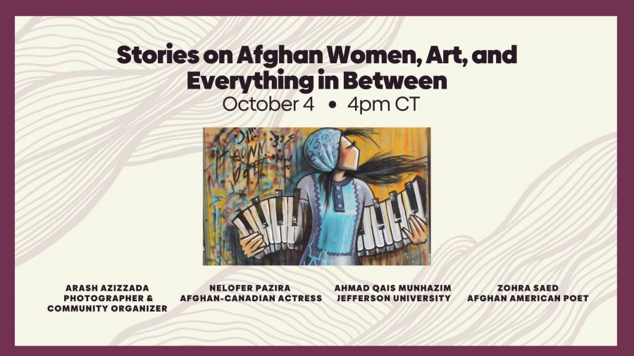 Event banner of Stories on Afghan Women, Art, and Everything in Between