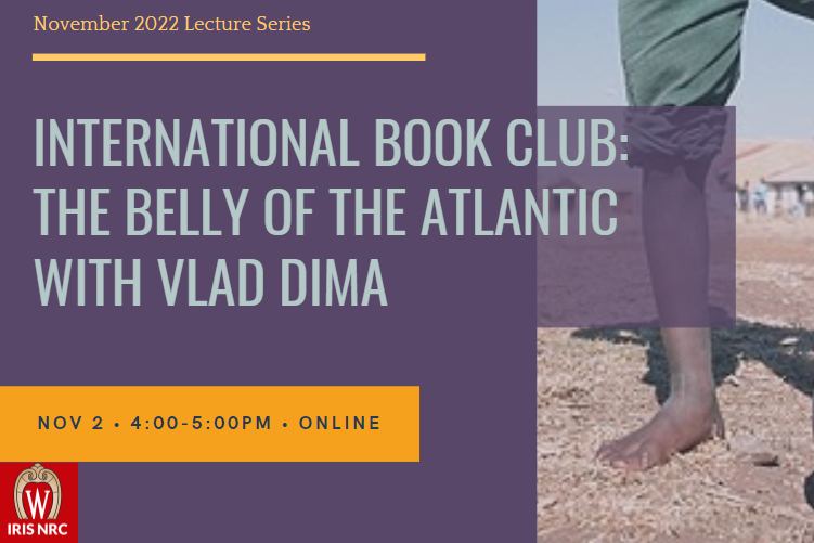 International Book Club: the Belly of the Atlantic with Vlad Dima on November 2, Online
