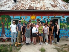 Fulbright-Hays Seminars Abroad for K-16 Educators posing for group photo