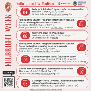 Fulbright Full Week Graphic: