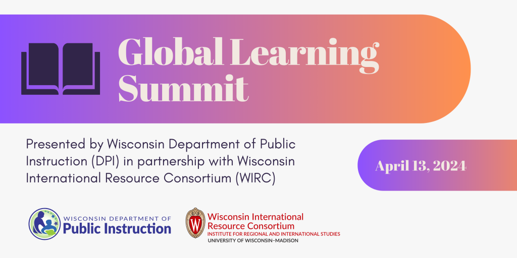 Event graphic: Global Learning Summit April 13, 2021