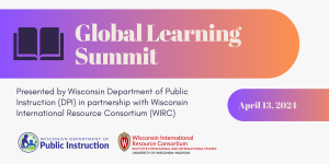 Event graphic: Global Learning Summit April 13, 2021