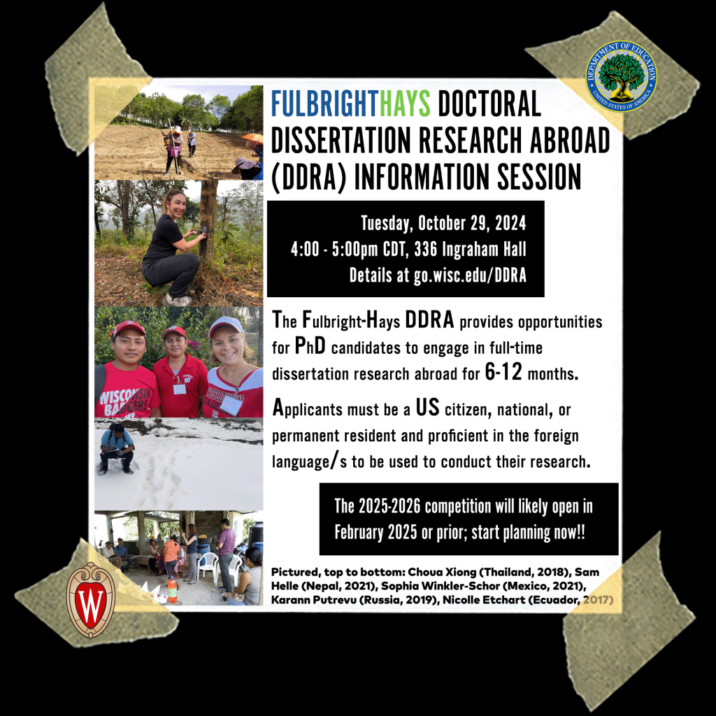 Fulbright-Hays Doctoral Dissertation Research Abroad - Information Session