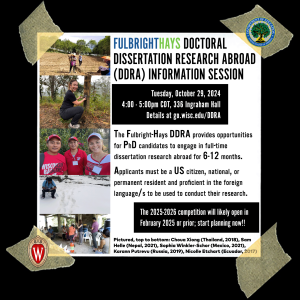 Fulbright-Hays Doctoral Dissertation Research Abroad - Information Session