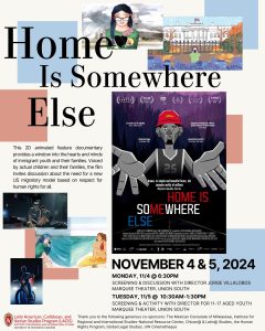 Home is Somewhere Else Movie Poster November 4&5. 2024