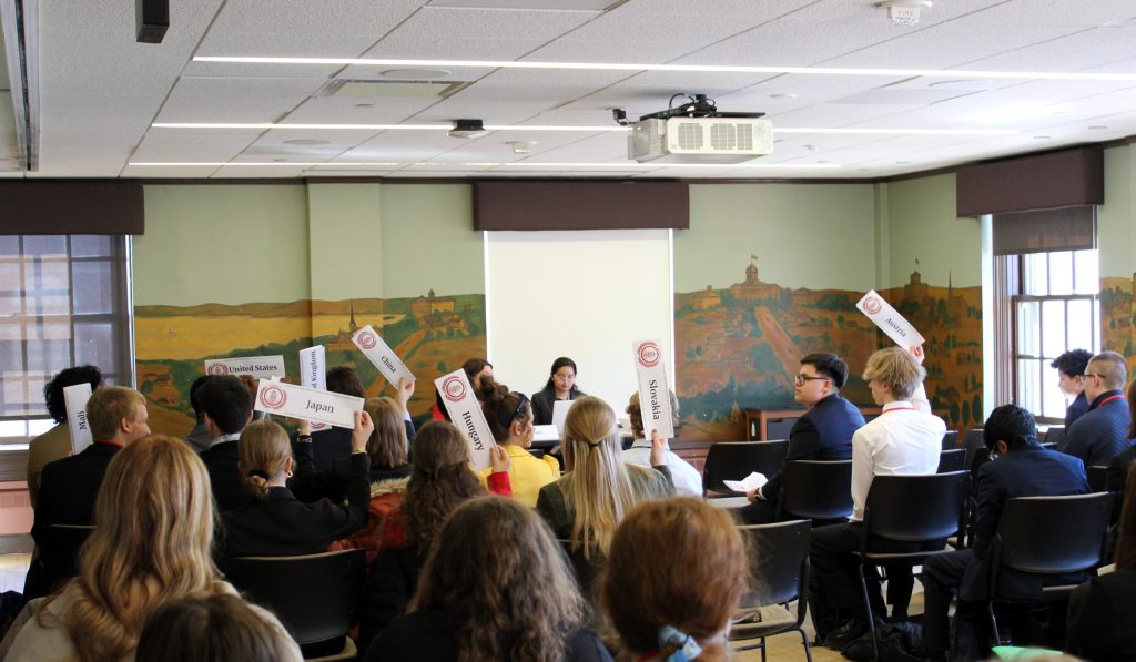 Participants at Wisconsin High School Model United Nations Conference