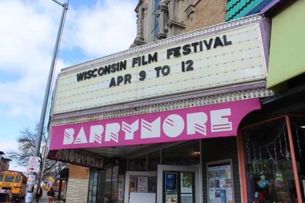Image of the outside of Barrymore theater