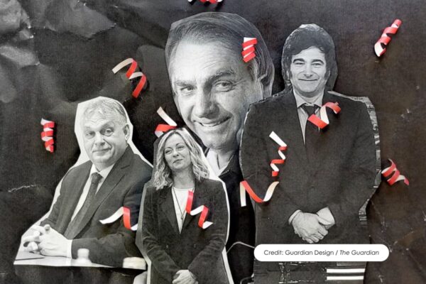 Black and white pictures of Brazils political figures